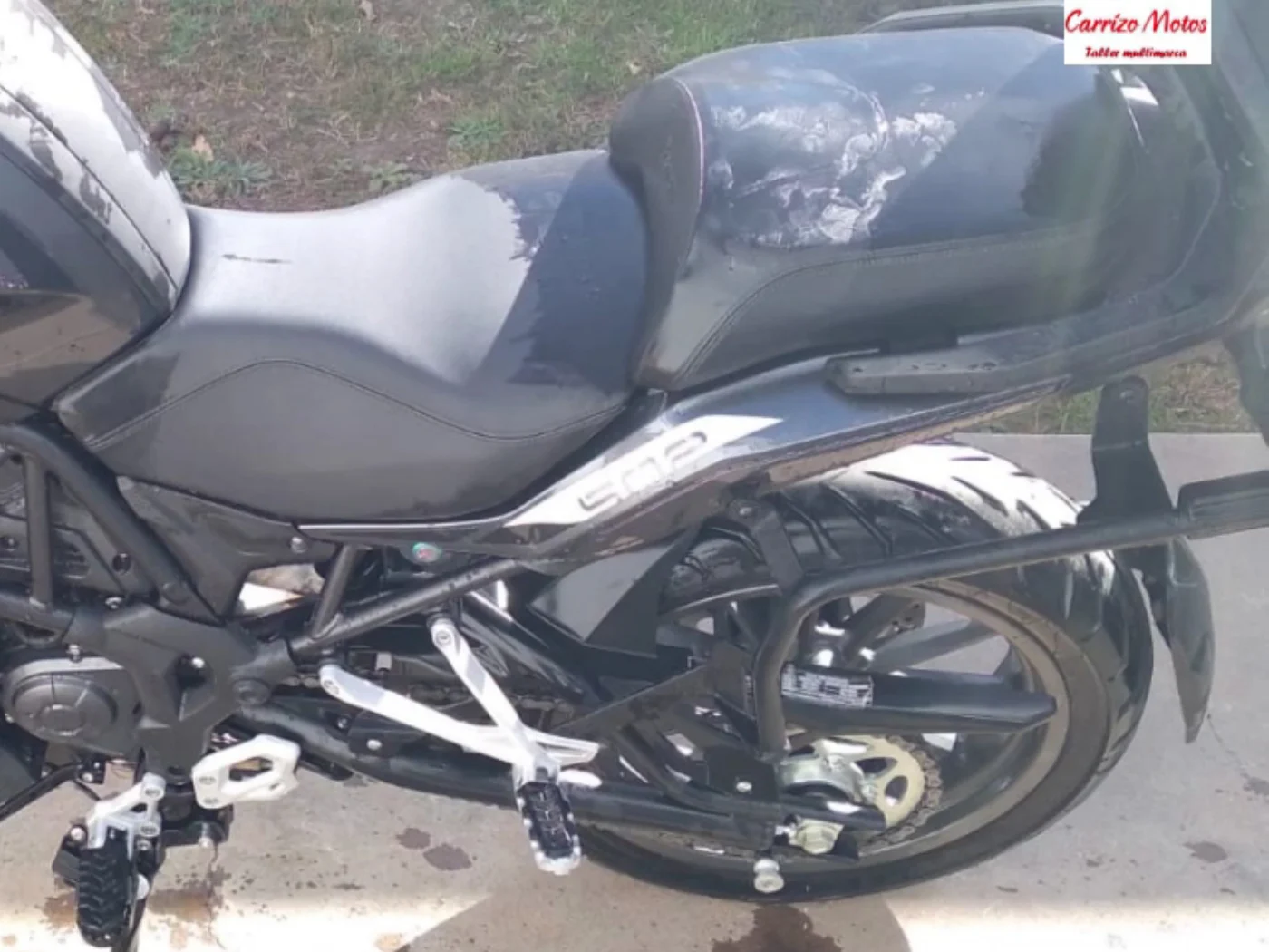 Benelli 502 TRK con el service terminado en Carrizo Motos